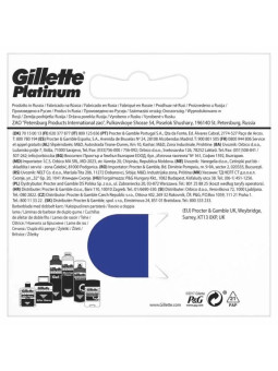 Gillette Platinum Recharge...